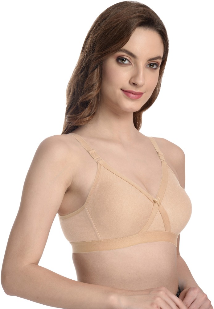 Buy online Non Padded Self Design Regular Bra from lingerie for Women by  Madam for ₹349 at 75% off