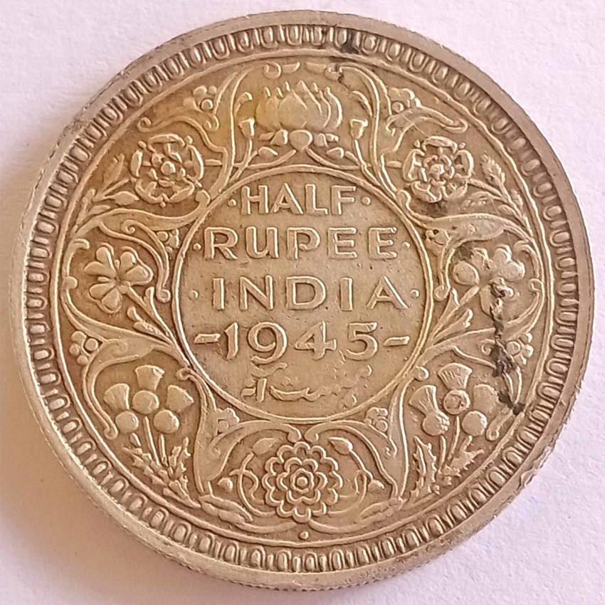 MANMAI COINS British India - ½ Rupee - George VI ( 1940 -1945