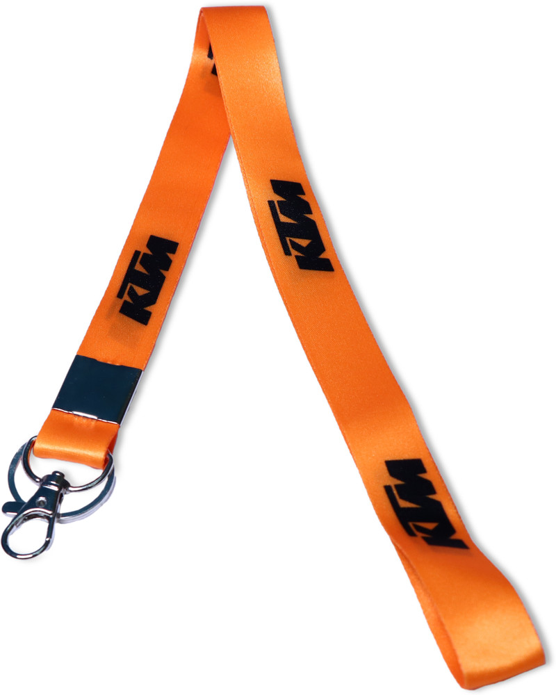RINKON KTM Keychain Bike Key Chain Ktm Duke Fabric Id Tag Hook Locking Lanyard ORANGE Key Chain Price in India Buy RINKON KTM Keychain Bike Key Chain Ktm Duke Fabric Id