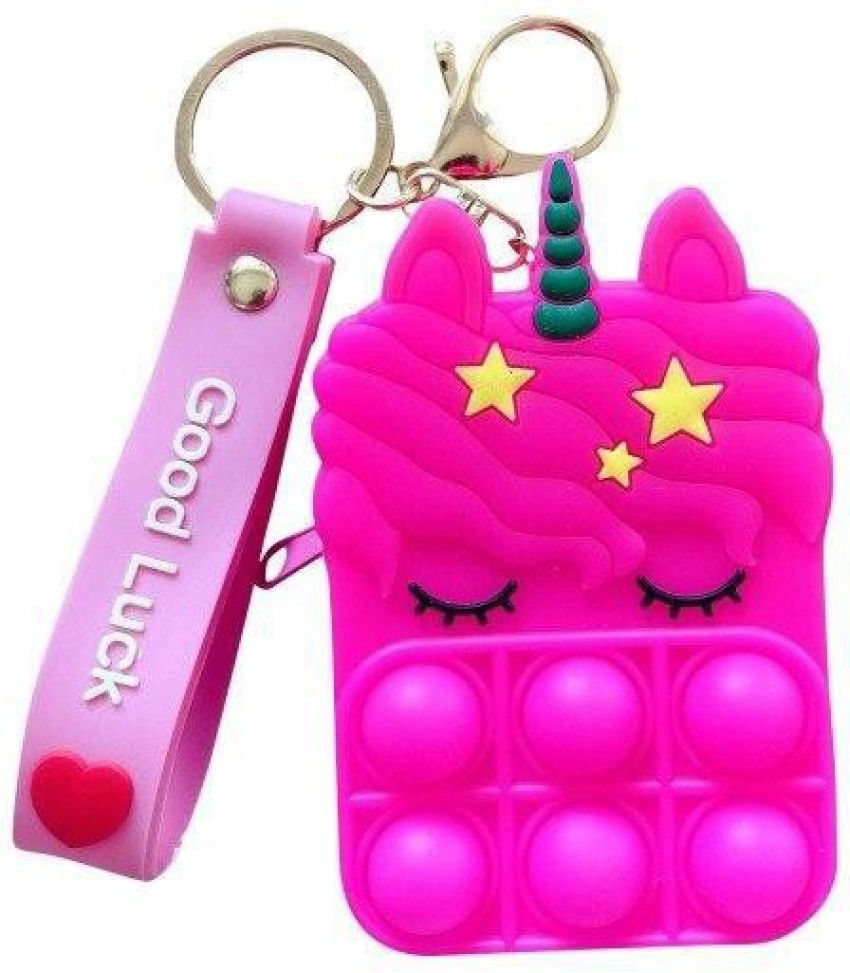 Mavis Unicorn Keychain Pink – Ziggleboo