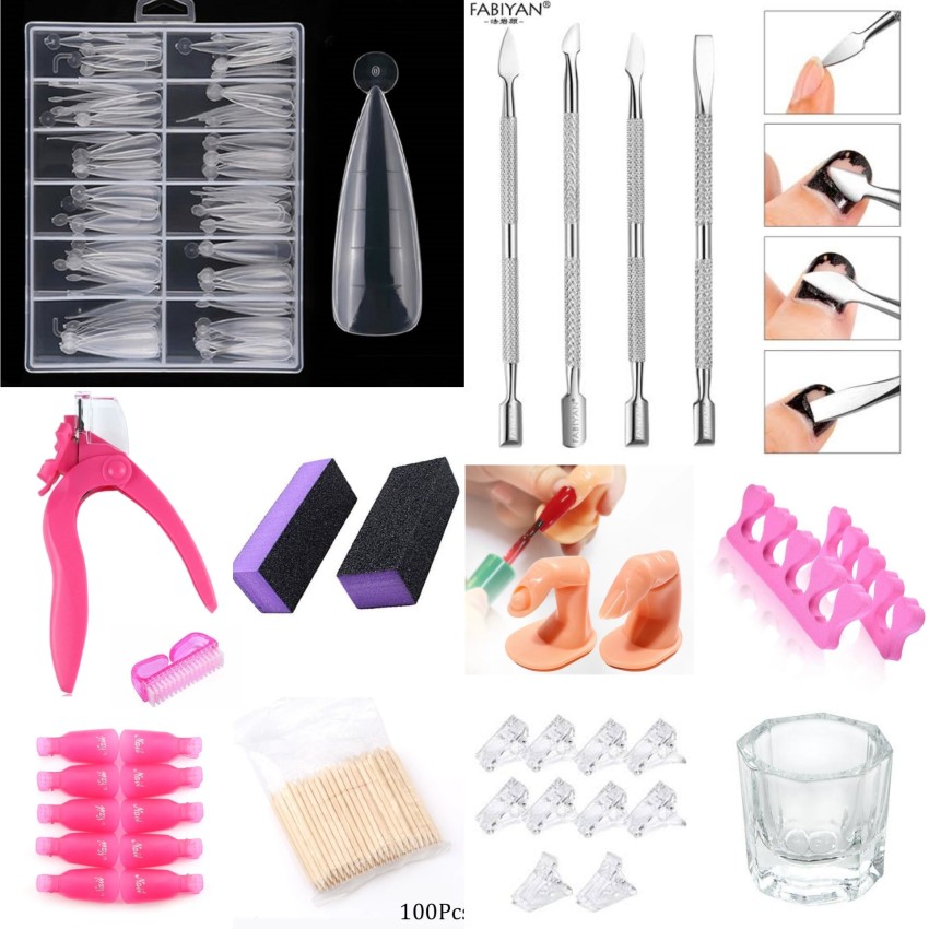 iMeshbean Acrylic Nail Kit For Beginners With 12 Powders Glitters Acrylic  Nail Brush Nail Art Kit For Beginners DIY At Home -Pink - Walmart.com