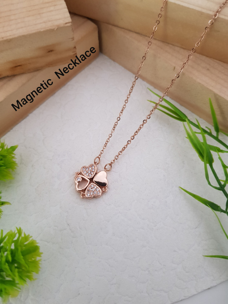 RADHE FASHION JEWELLERY MAGNETICNECKLACE Stainless Steel Necklace