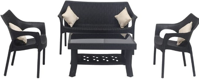 Supreme plastic sofa set price sales