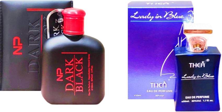 Buy AA AROMAS Dark Black Lady In Blue Combo Eau de Parfum 150