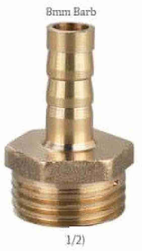 STAR SUNLITE 1/2 Male Thread Pipe Fitting 8 mm Barb Hose Tail Connector  for Pond/Pool/Hose Pipe Adapters (Pack of 2) Hose Connector Price in India  - Buy STAR SUNLITE 1/2 Male Thread