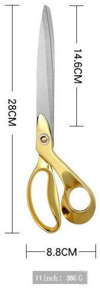 Manogyam Professional Stainless Steel Sewing Tailor Scissors  for Fabric Cutting Household Scissors - Cloth Cutting Scissor