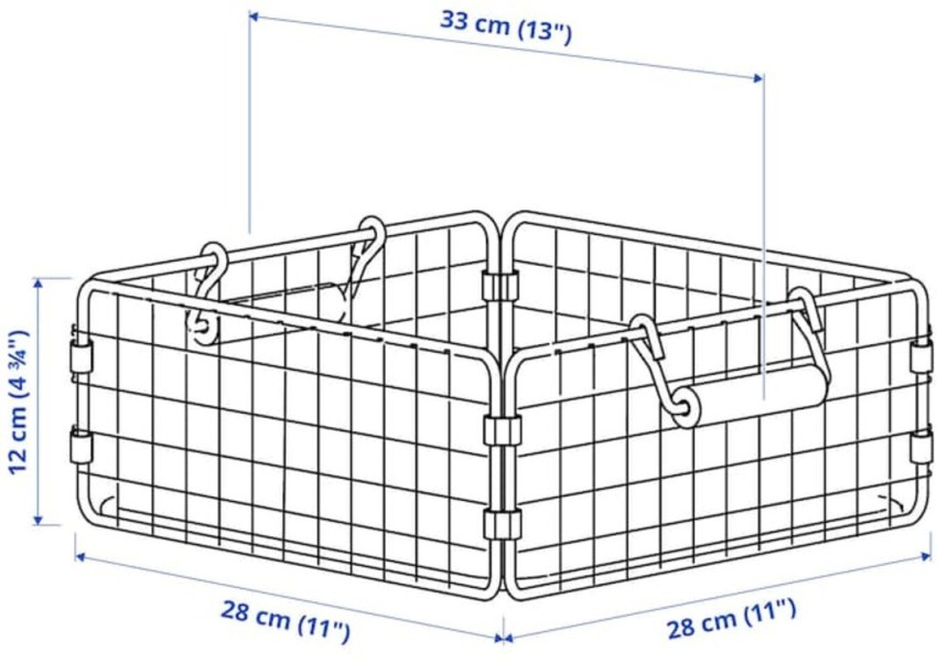 Rectangle Baskets Mild Steel Deep Freezer Wire Basket at Rs 500/piece in  Chennai