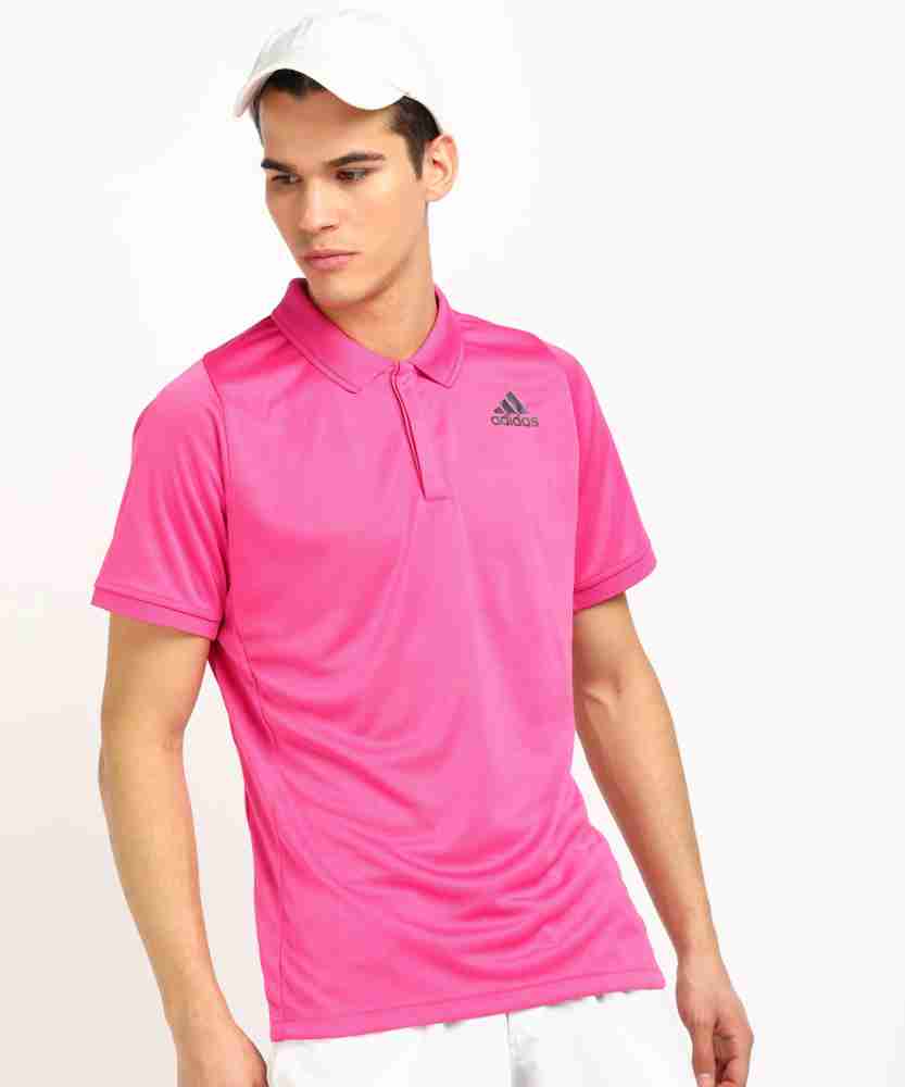 Adidas pink clearance t shirt mens