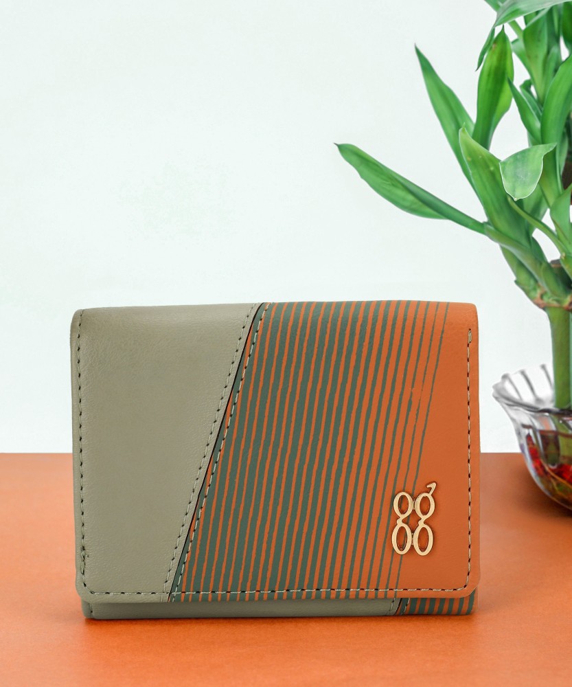 Baggit Women Tan Artificial Leather Wallet TAN Price in India