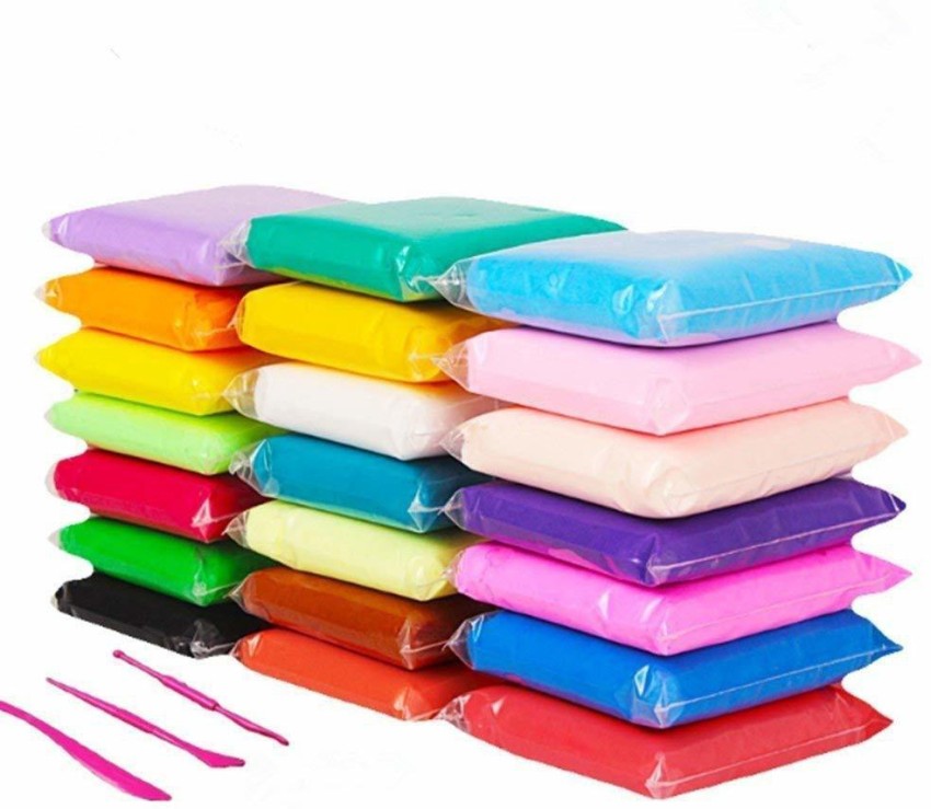 IKIS 12 Different Color Fluffy Foam Clay with Tools, Pack of 12 (1 Piece  Each Color) Super Light DIY Clay for Model air Dry Clay Fun Toy, Creative  Art DIY Crafts, Gift