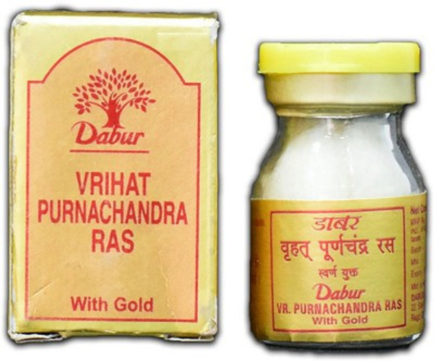 Dabur Vrihat Purnachandra Ras With Gold Strip of 10 Tablet