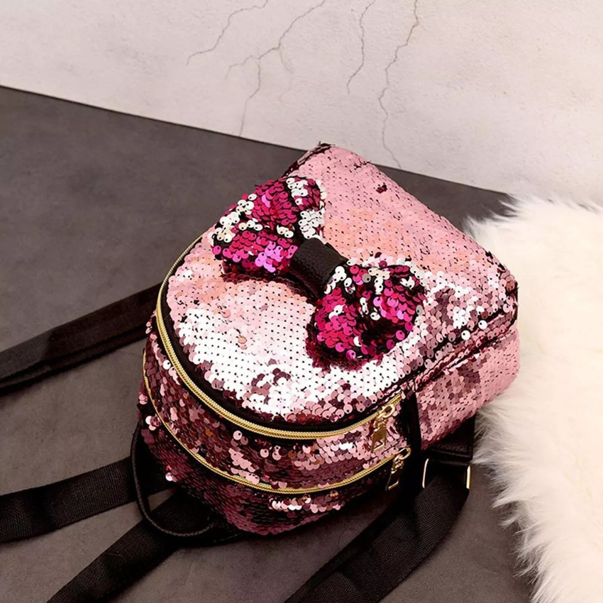 Mini sequin backpack hot sale
