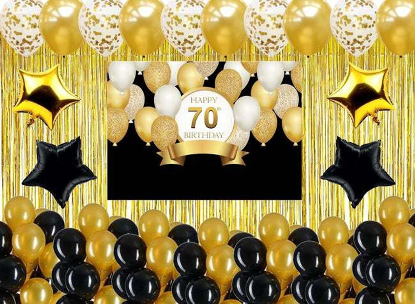 Theme My Party 70th birthday decoration kit for 70th party Price