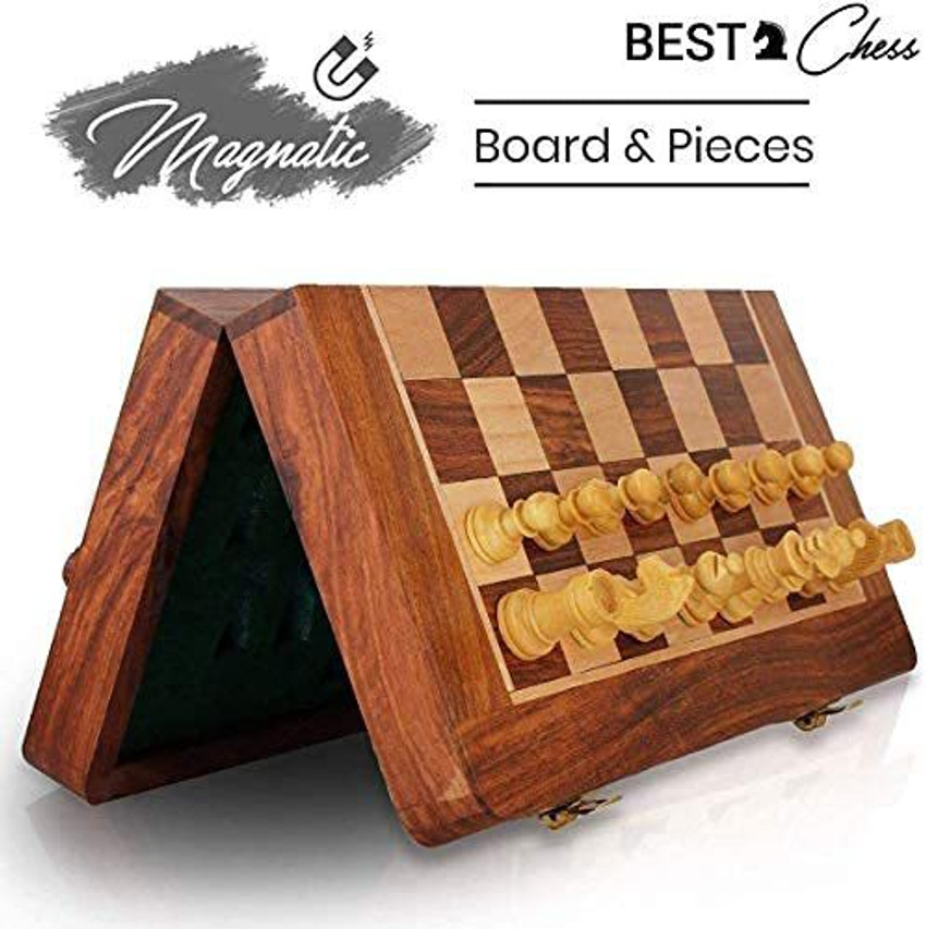 Buy Enterro Wooden Magnetic Ludo Game and Chess Board Set 2in1-12 x 12 inch  - Wooden Ludo Board Game - Board Games for Kids Adults (Ludo + Chess) Online  at Low Prices