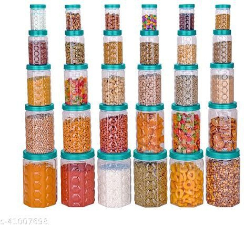 Storage Container Set for Kitchen 12 Pcs (300 ml, 600 ml ,1250 ml )