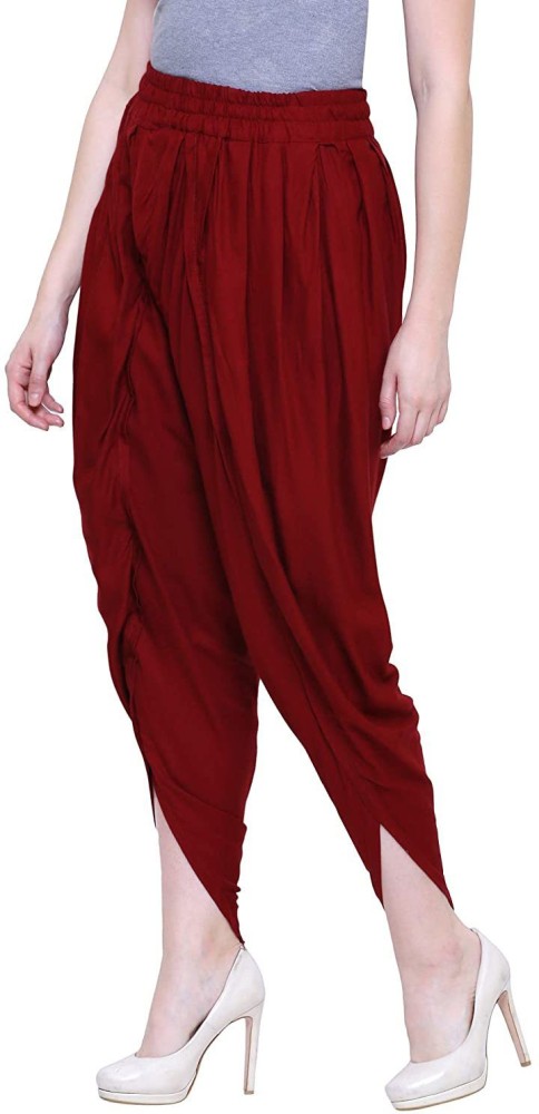 Sarthak Fashion Stylish BottomsTulip Pants (Free Size) Solid Women Dhoti -  Buy Sarthak Fashion Stylish BottomsTulip Pants (Free Size) Solid Women  Dhoti Online at Best Prices in India