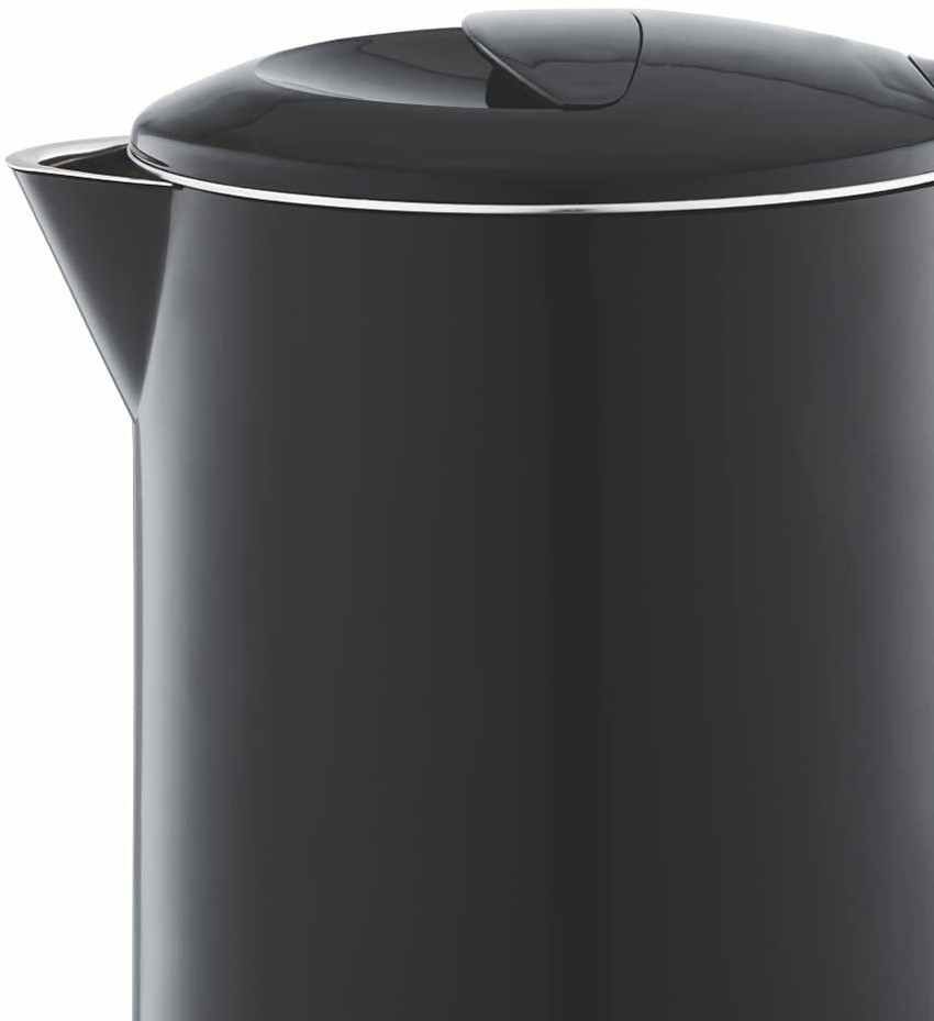BOROSIL EVA Cool Touch Stainless Steel Kettle 600ml Black Electric Kettle