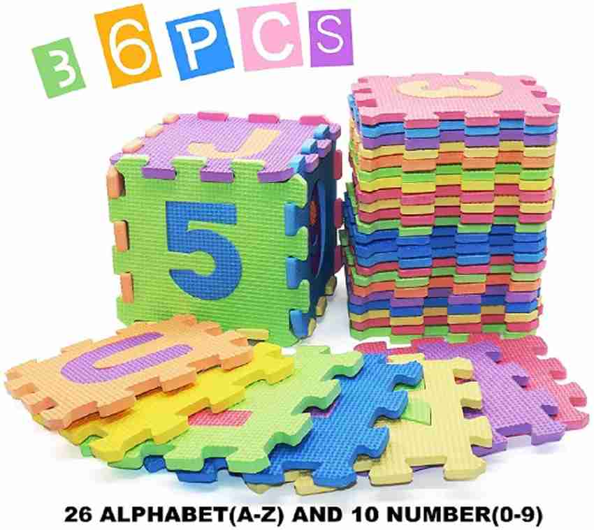 Alphabet & numbers foam puzzle mat hotsell
