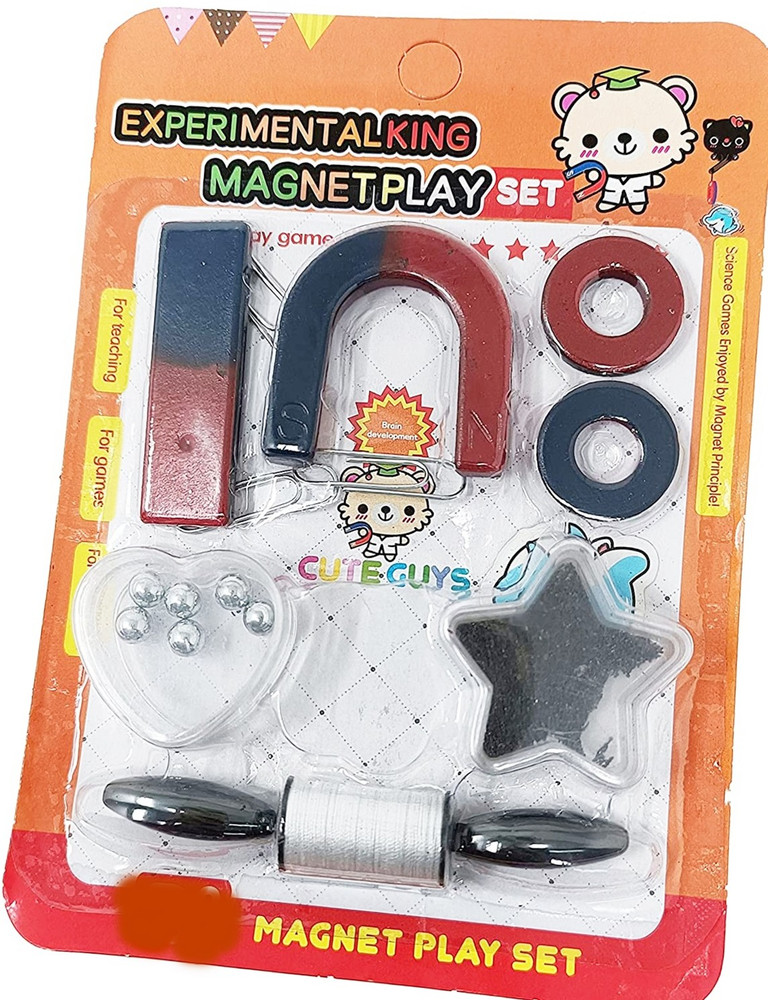 Kids play shop magnets