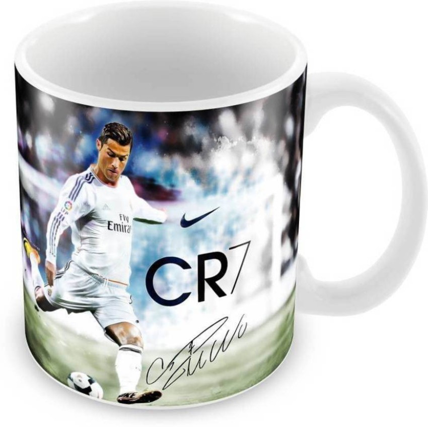 FirseBUY Best Football Player CR711oz Ceramic Coffee Mug  Football Lover  Gifts for Boys  Funny Gift