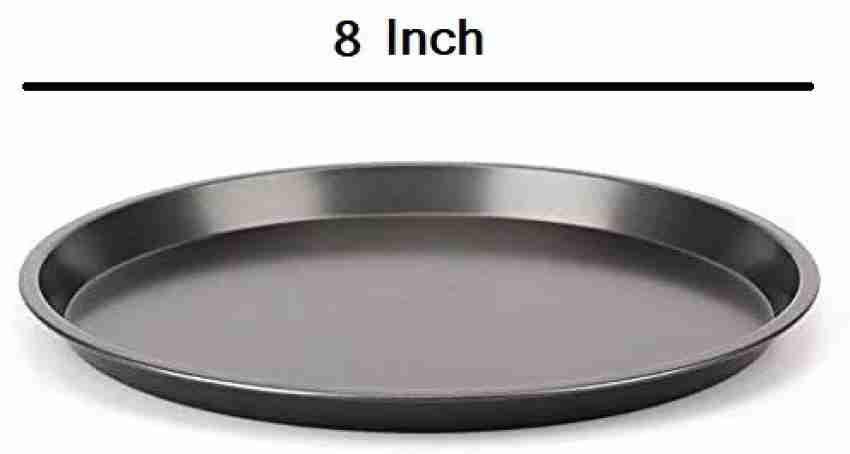 8Inch Pizza Tray Non Stick Oven Round Pizza Pan Baking Tray Tool Plate