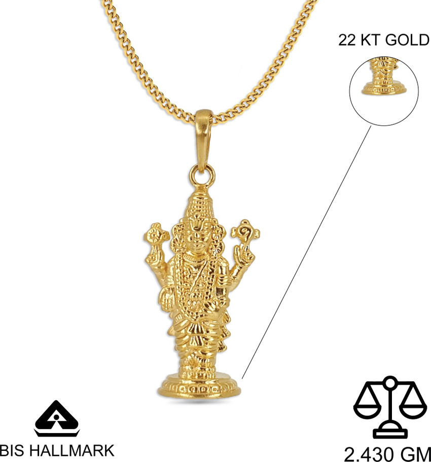 LORDS JEWELS Lord Sri Venkateswara Balaji Gold Pendant for Women and Men 22kt Yellow Gold Pendant Price in India Buy LORDS JEWELS Lord Sri Venkateswara Balaji Gold Pendant for Women and