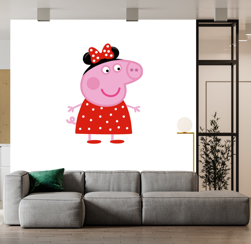 Peppa pig store wall sticker