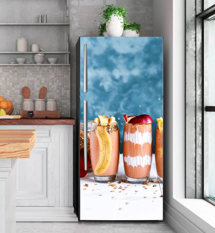 Full top glass fridge
