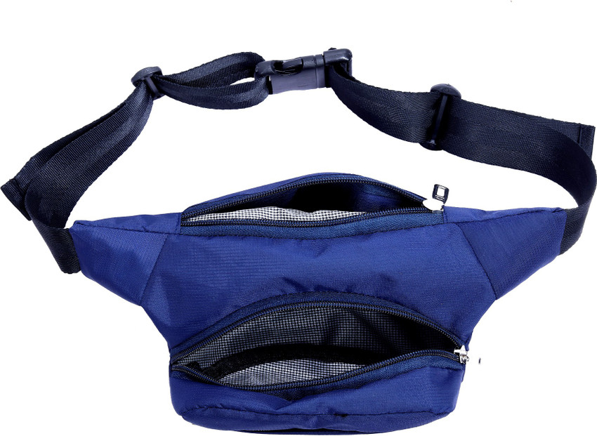 Care Carry Brand Print Multi Purpose Waist Pouch Waist Bag Navy Blue Price in India Flipkart