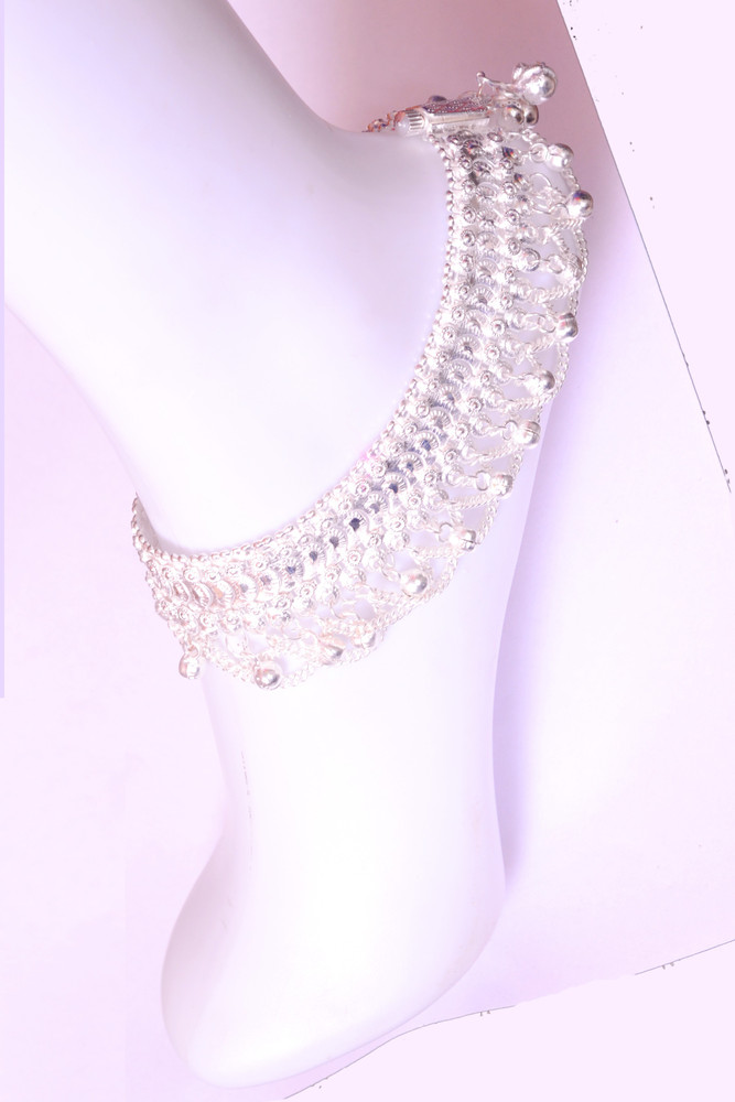 Branded clearance silver payal