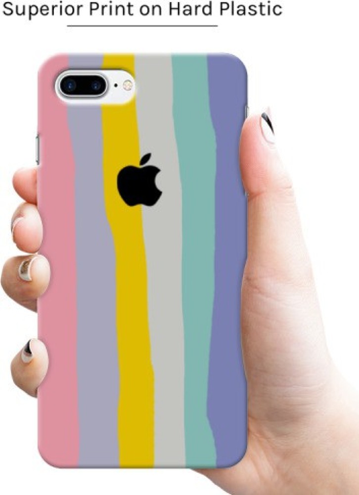 Mobilive Back Cover for Apple iPhone 7 Plus Rainbow Back Cover Case  (Washable, Inside Cloth)