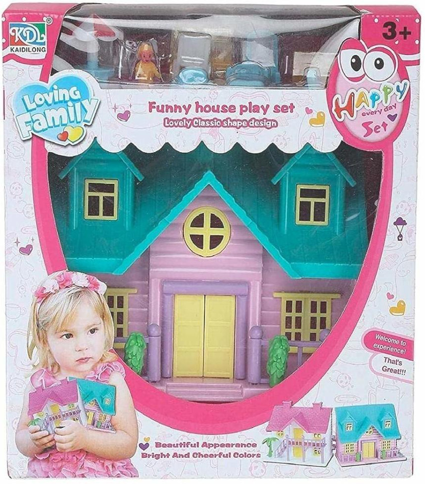 ASKYEnterprises Funny House Play Set Doll House Set Funny House
