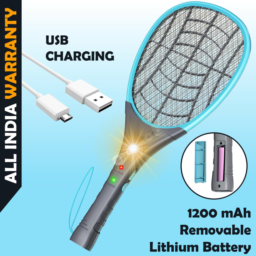 Mosquito killer hot sale racket battery