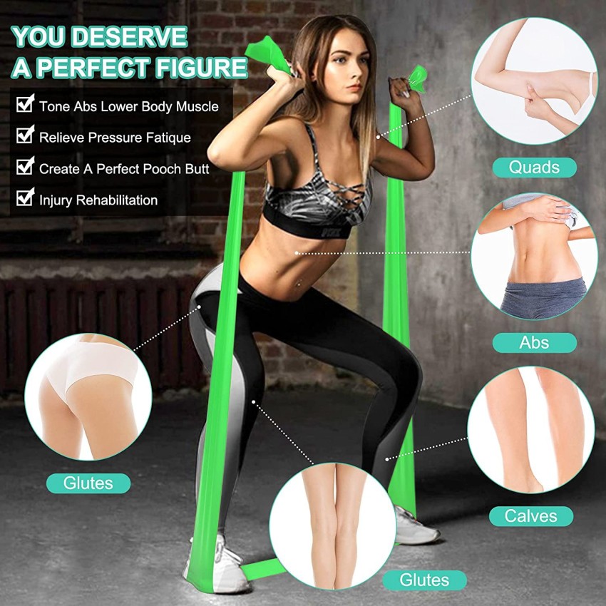Pulse Athletics Resistance Bands for Legs and Butt, 3 Nonslip Booty Bands,  Exercise Bands, Glute, Thigh and Hip Training for Men/Women- Premium