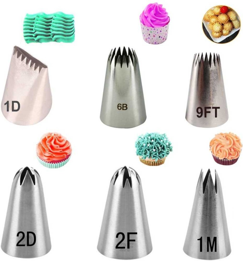 Russian Piping Tips Icing Piping Nozzles Set Cake Decorating Supplies Tips  Cupcake Decorating Kit Cupcake Pastry Tool 7 Pcs Russian Ball Tips Stainles  | Fruugo NZ