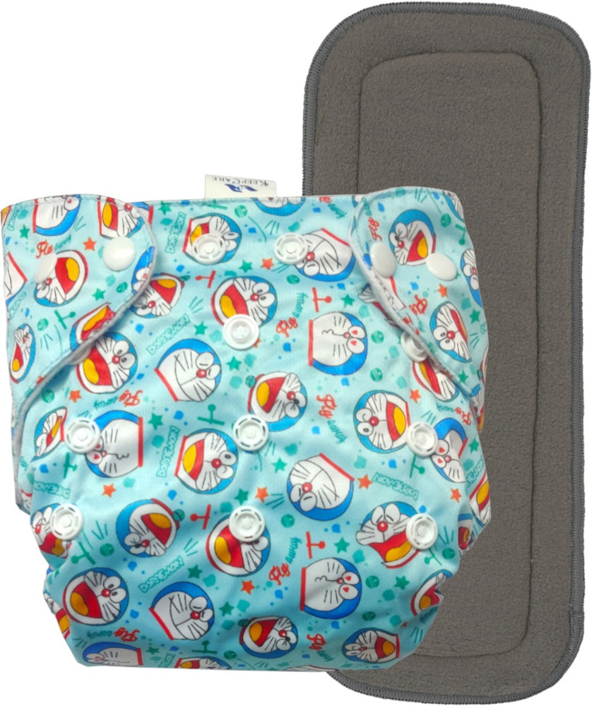 KeepCare Baby Cloth Diaper Adjustable with Snap Button with 5