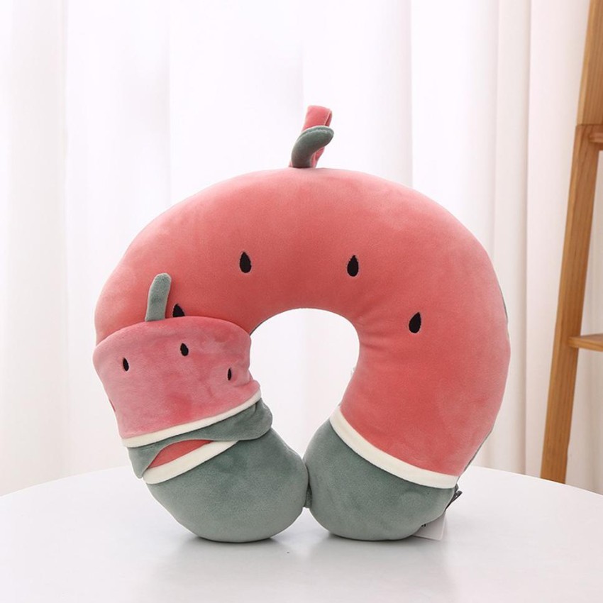 Ximi Vogue Fruit Design U Shape Neck Pillow with Eye Mask