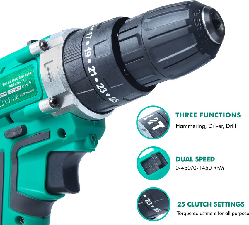 Cordless impact drill store machine