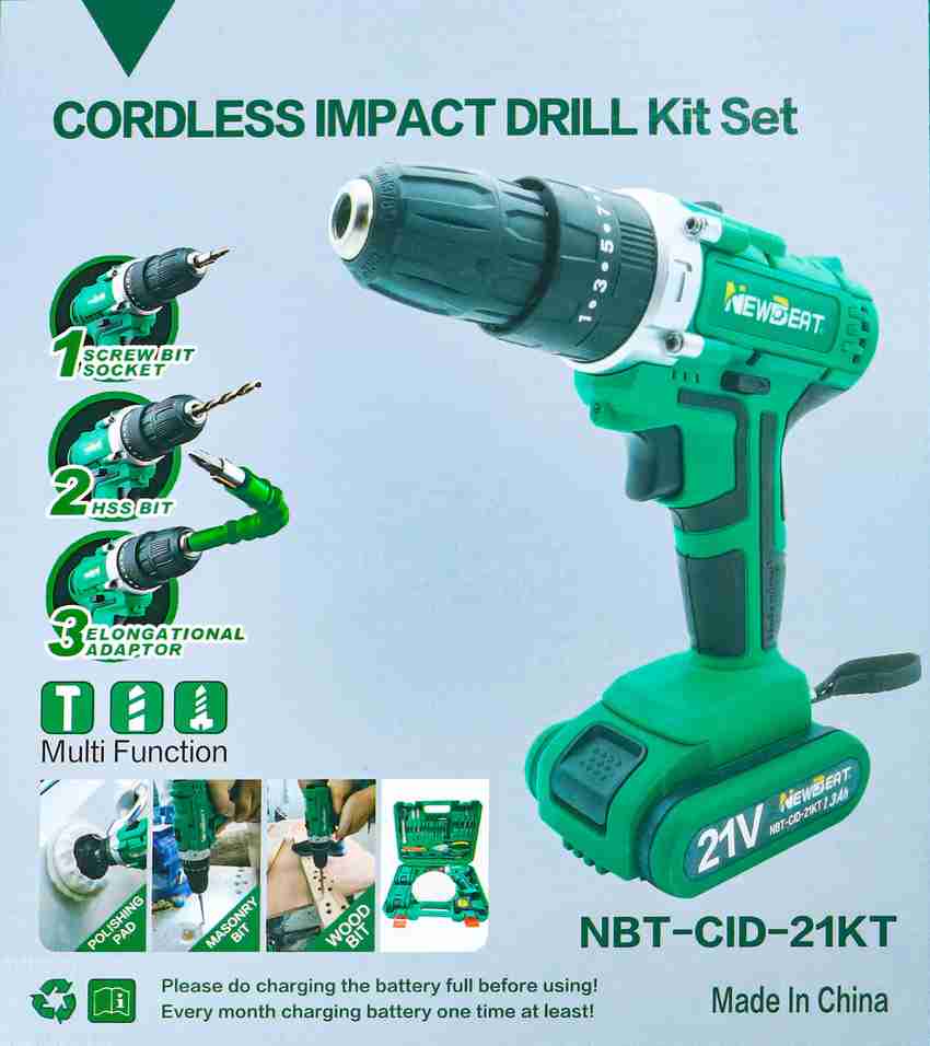 Cordless drill hotsell kit with bits