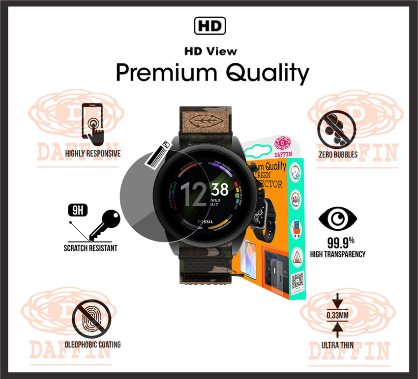 Fossil smartwatch screen protector deals