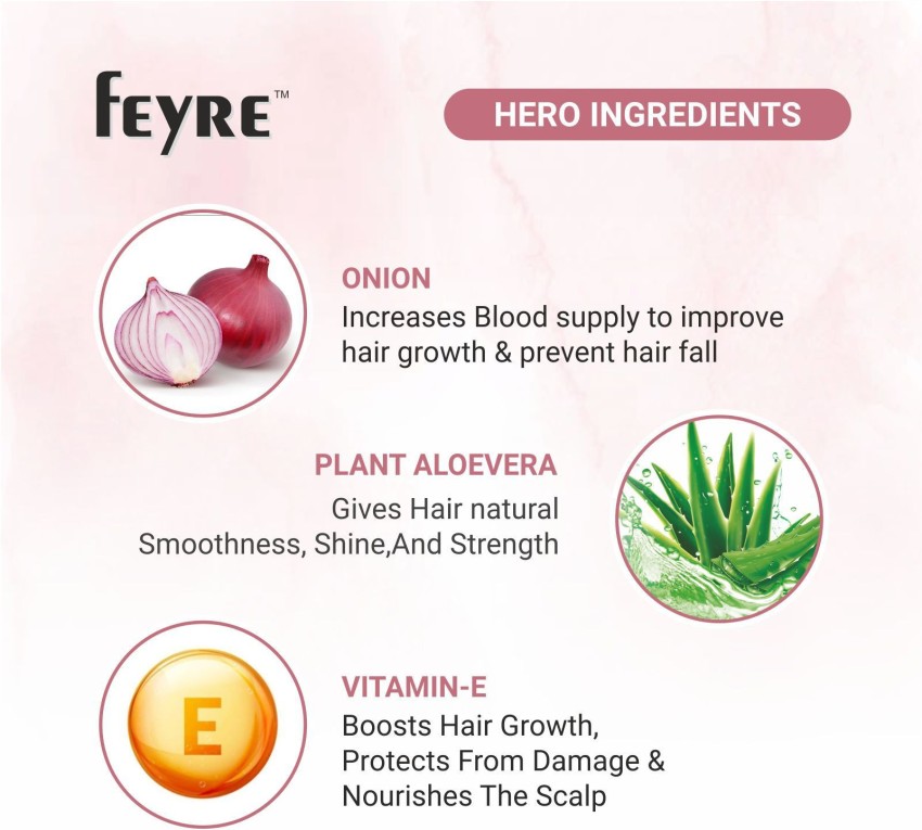 Onion and aloe shop vera for hair