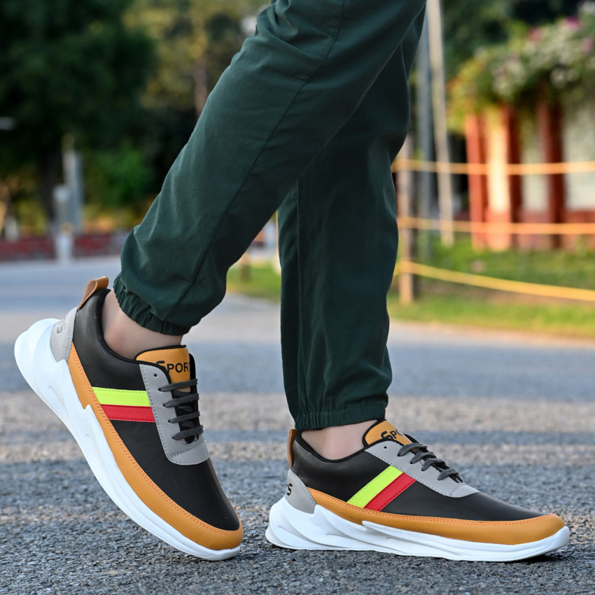 Kraasa men's synthetic sneakers shop