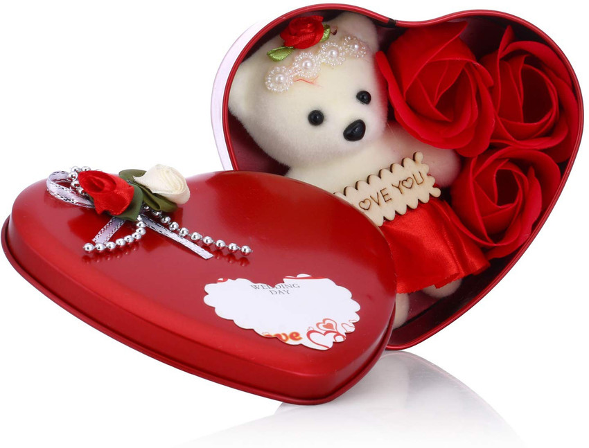Heart hot sale shape teddy