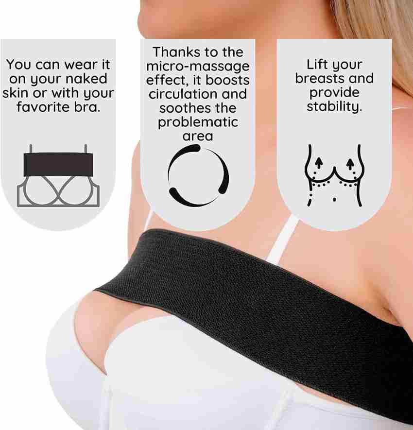 1pair Skin-Color Latex Bra Pads, Suitable For Sports Bras And