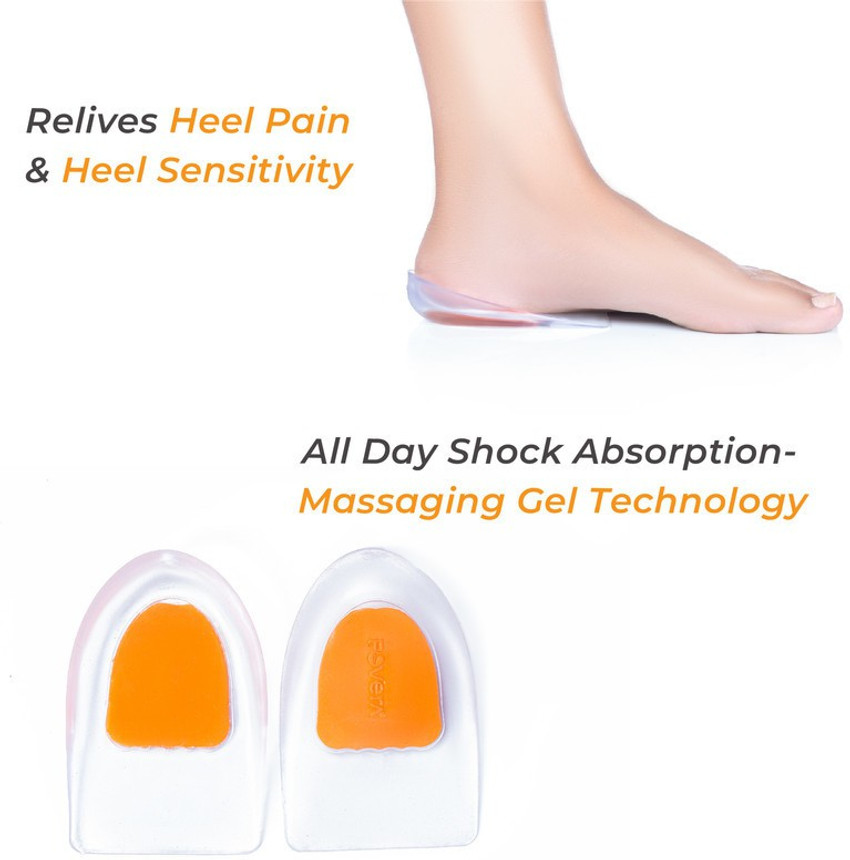 FOVERA Gel Heel Cups Pair for Heel Pain Plantar Fasciitis Female Heel Support Buy FOVERA Gel Heel Cups Pair for Heel Pain Plantar Fasciitis Female Heel Support Online at