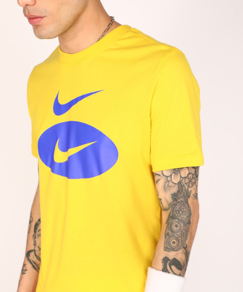Nike Men's Shirt - Yellow - L