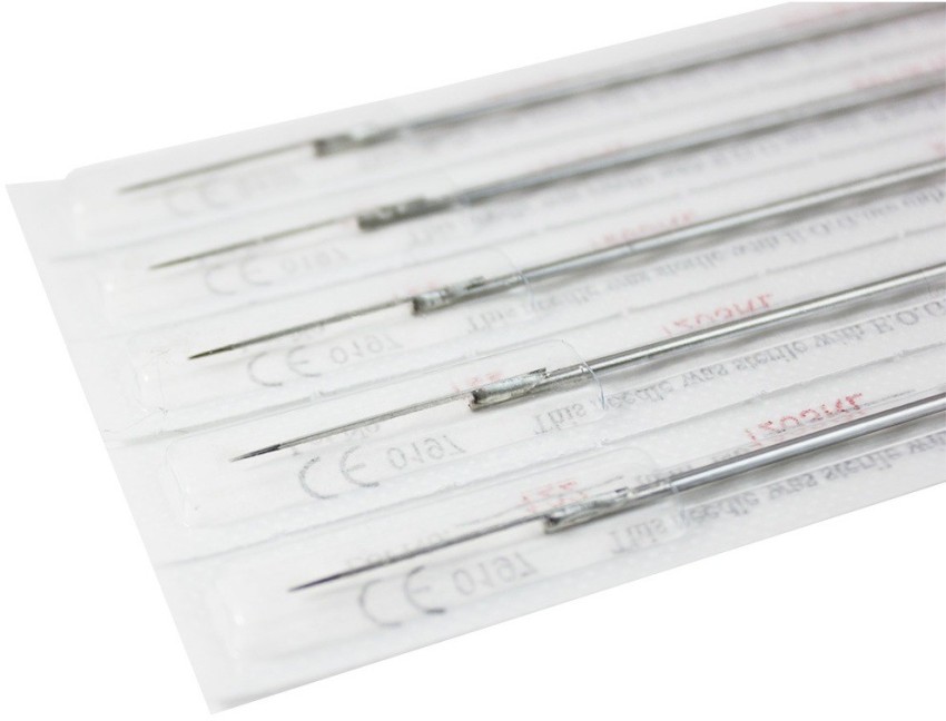 10pcs Disposable Tattoo Needles 03mm 035mm Round Liner Sterilized Safety  Cartridge Tattoo Needle With Membrane System  Fruugo IN
