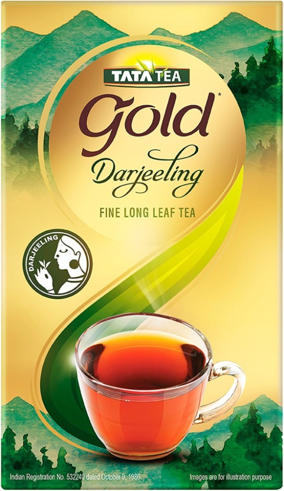 Tata Tea Gold Darjeeling Fine Long Leaf Black Tea Box
