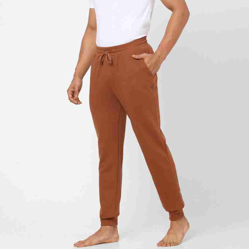 Ajile By Pantaloons Solid Men Brown Track Pants - Buy Ajile By Pantaloons  Solid Men Brown Track Pants Online at Best Prices in India