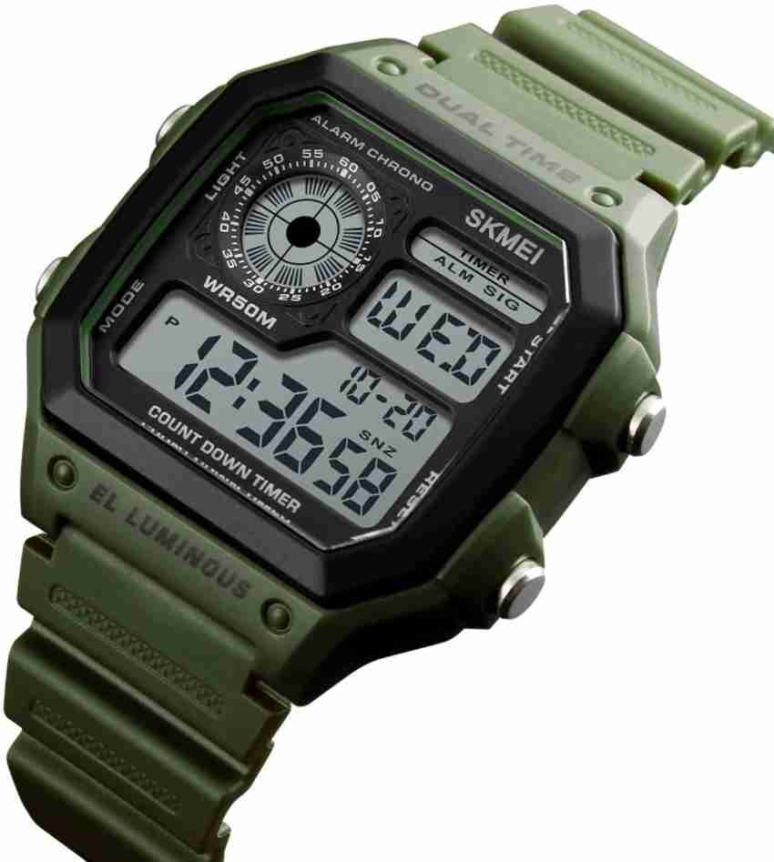 SKMEI Sports Digital Watch For Boys Girls Buy SKMEI Sports Digital Watch For Boys Girls Gmarks 1299 Army Online at Best Prices in India Flipkart